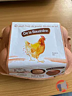 Rappel produit de la baudriere oeufs