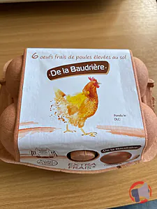 Rappel produit oeufs de la baudriere