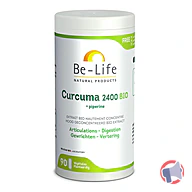Rappel produit BE-LIFE Curcuma 2400 Bio 90 gélules