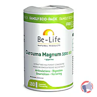 Rappel produit BE-LIFE Curcuma 3200 Magnum Bio 180 gélules