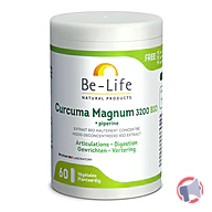 Rappel produit BE-LIFE Curcuma 3200 Magnum Bio 60 gélules