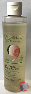 Rappel produit LA LOTION QUI TONIFIE LA BEAUTE BIO ENGAGEE