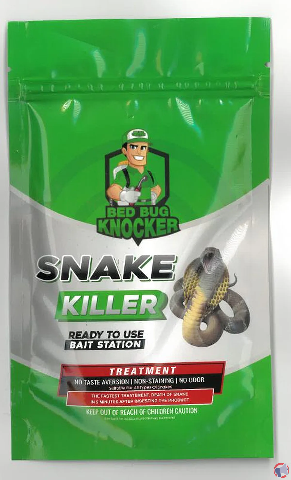 Rappel produit : appâts SNAKE KILLER de Bed bug knocker