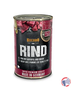 Rappel produit BELCANDO RIND MIT KARTOFFEL & ERBSEN BELCANDO