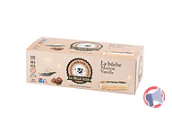 Rappel produit La Bûche Chocolat-Noisette Pralinée, La Bûche Chocolat Noir-Mandarine, La Bûche Vanille-Mangue Passion, La Bûche Abricot-Nougat, La Bûche Marron-Vanille. LA BELLE AUDE (photo numéro 5)