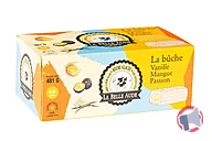 Rappel produit La Bûche Framboise Groseille-Chocolat Blanc, La Bûche Vanille-Mangue Passion, La Bûche Macaron Rose-Fraise Hibiscus LA BELLE AUDE (photo numéro 2)