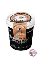 Rappel produit Crèmes glacées 125ml : Café 100% Arabica, Caramel à la crème et fleur de sel de Gruissan, Chocolat, Menthe avec feuilles de menthe et copeaux de chocolat, Noisette pralinée avec éclats de noisette pralinée, Vanille aux gousses Bourbon de Madagascar. LA BELLE AUDE (photo numéro 1)