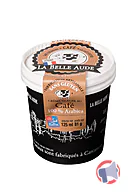 Rappel produit Crèmes glacées 125ml : Café 100% Arabica, Caramel à la crème et fleur de sel de Gruissan, Chocolat, Menthe avec feuilles de menthe et copeaux de chocolat, Noisette pralinée avec éclats de noisette pralinée, Vanille aux gousses Bourbon de Madagascar. LA BELLE AUDE (photo numéro 1)