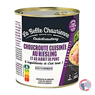 Rappel produit Choucroute cuisinée au Riesling et au jarret de porc 800 grammes La Belle Chaurienne (photo numéro 2)