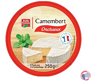 Rappel produit CAMEMBERT 250G BELLE FRANCE