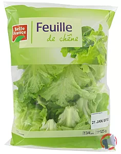 Rappel produit FEUILLE DE CHENE BF SACHET 125 G BELLE FRANCE