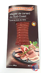 Rappel produit Magret fumé du Sud Ouest tranché 90g Belle France