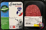 Rappel produit La belle nature Steack Haché 5% X2 125G