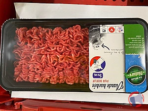 Rappel produit Viande hachée 5% 650g La Belle Nature