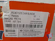 Rappel produit PECHE PLATE A CHAIR BLANCHE BENICADELL (photo numéro 2)