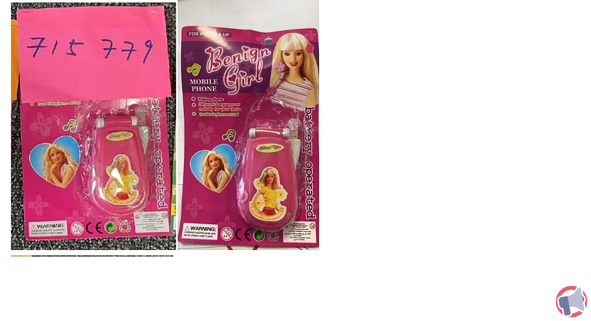 Rappel de jouets téléphones de la marque Benign Girl - Princesse : risque d'intoxication