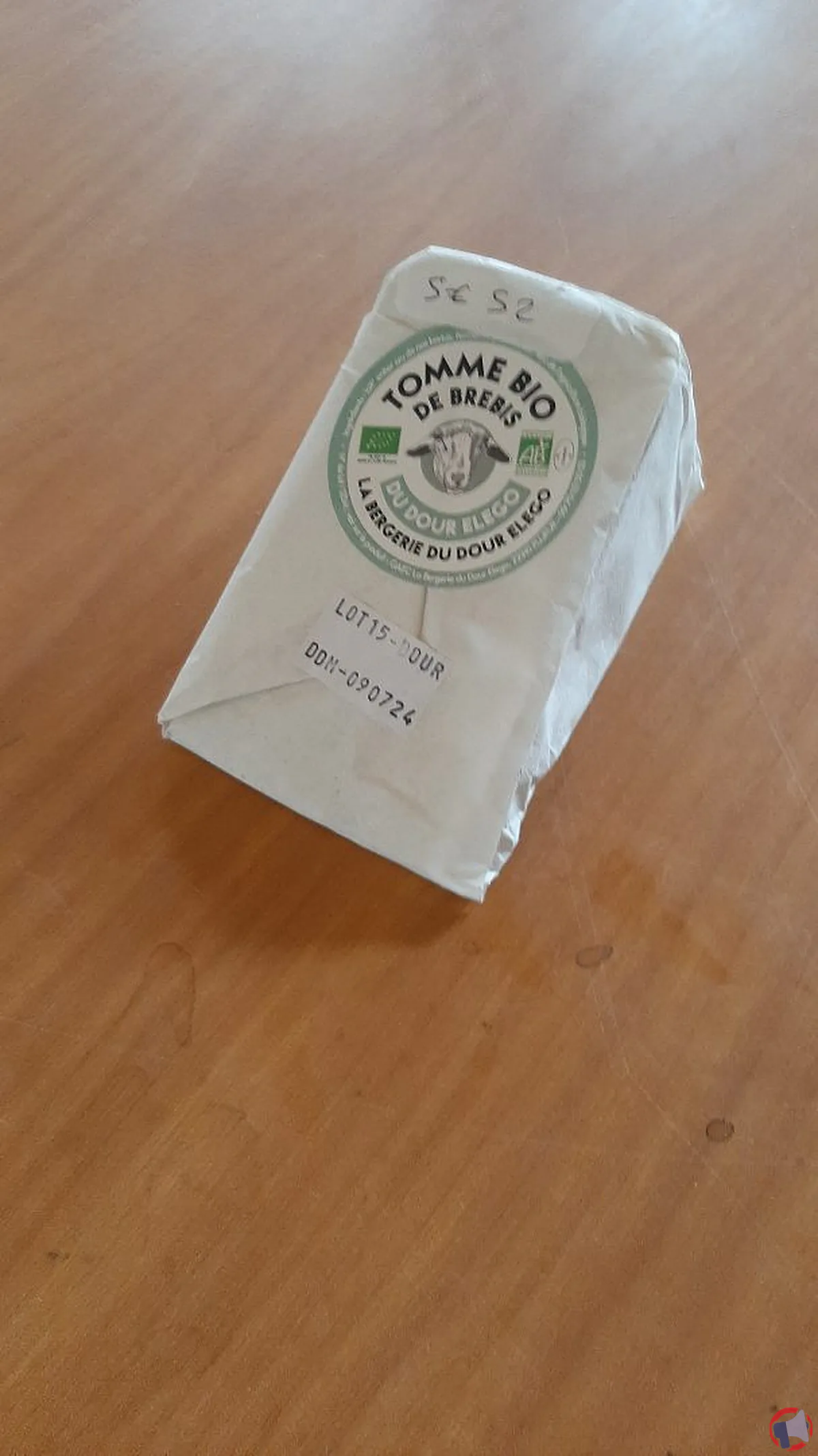 Rappel de la tomme bio de brebis du Dour Elego en Bretagne pour suspicion de listeria