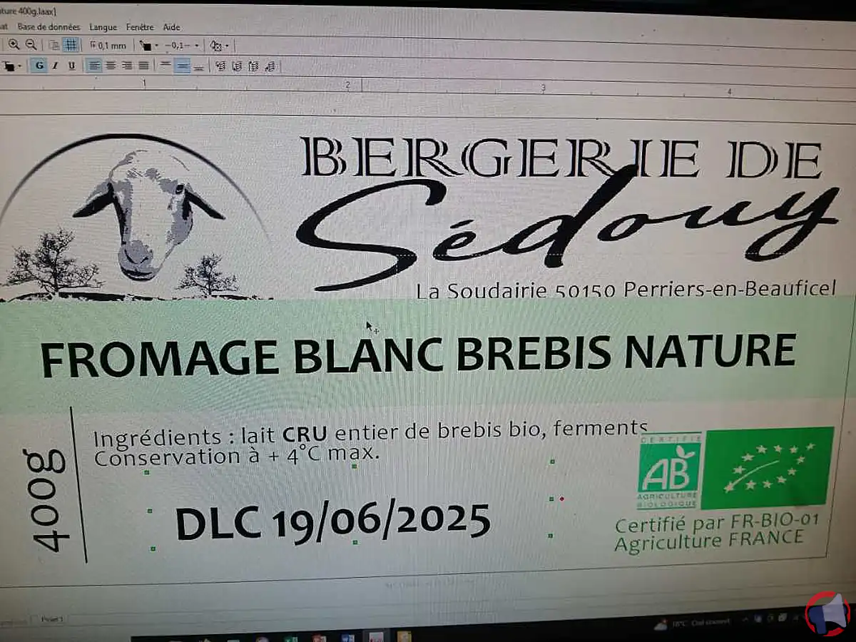 Rappel de produits : Fromages Bergerie de Sedouy potentiellement contaminés par la listeria