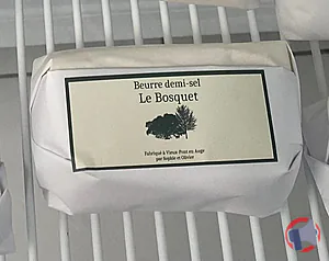 Rappel produit beurre cru lot 04/02/2023 Beurre doux Le Bosquet