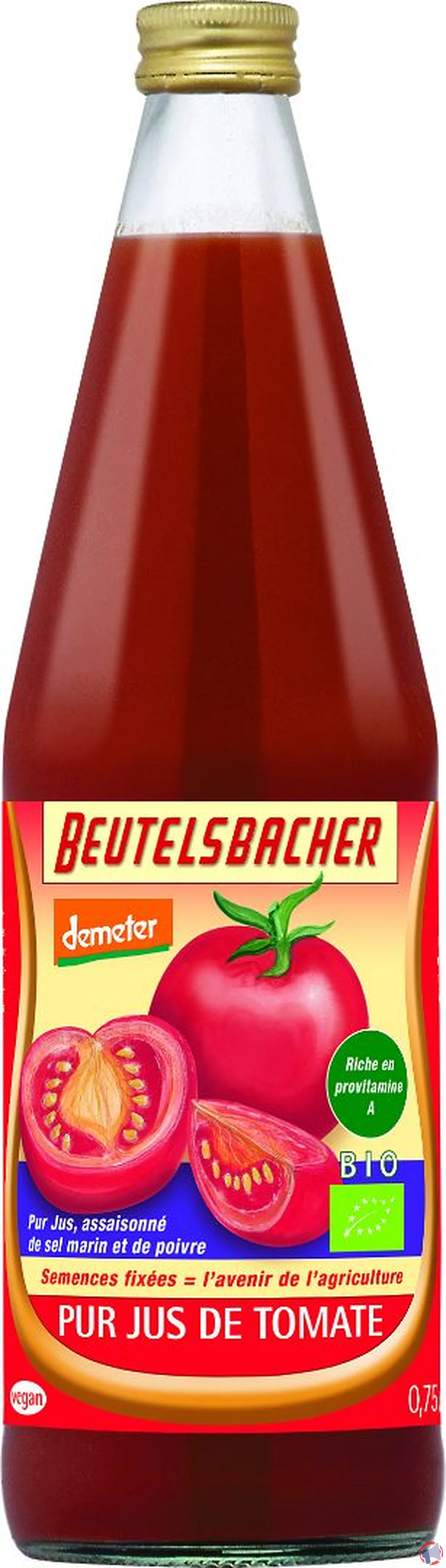 Rappel produit : jus de tomate Roma demeter de la marque Beutelsbacher