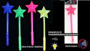 Rappel produit BATON ETOILE LUMINEUX B&G INTERNATIONAL