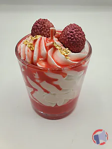 Rappel produit Bougie Guimauve Litchi rose Bien-être natur'elles de Flavine