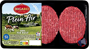 Rappel produit STEAK HACHE 5% 3X125G PLEIN AIR BIGARD