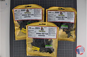 Rappel produit DRIED BITTER LEAVES (Feuilles amères séchées) Bigi-mama