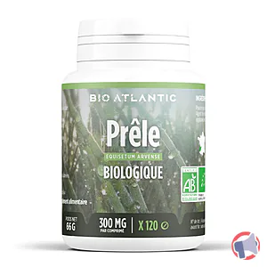 Rappel produit Comprimés de Prêle biologique 300mg Bio Atlantic