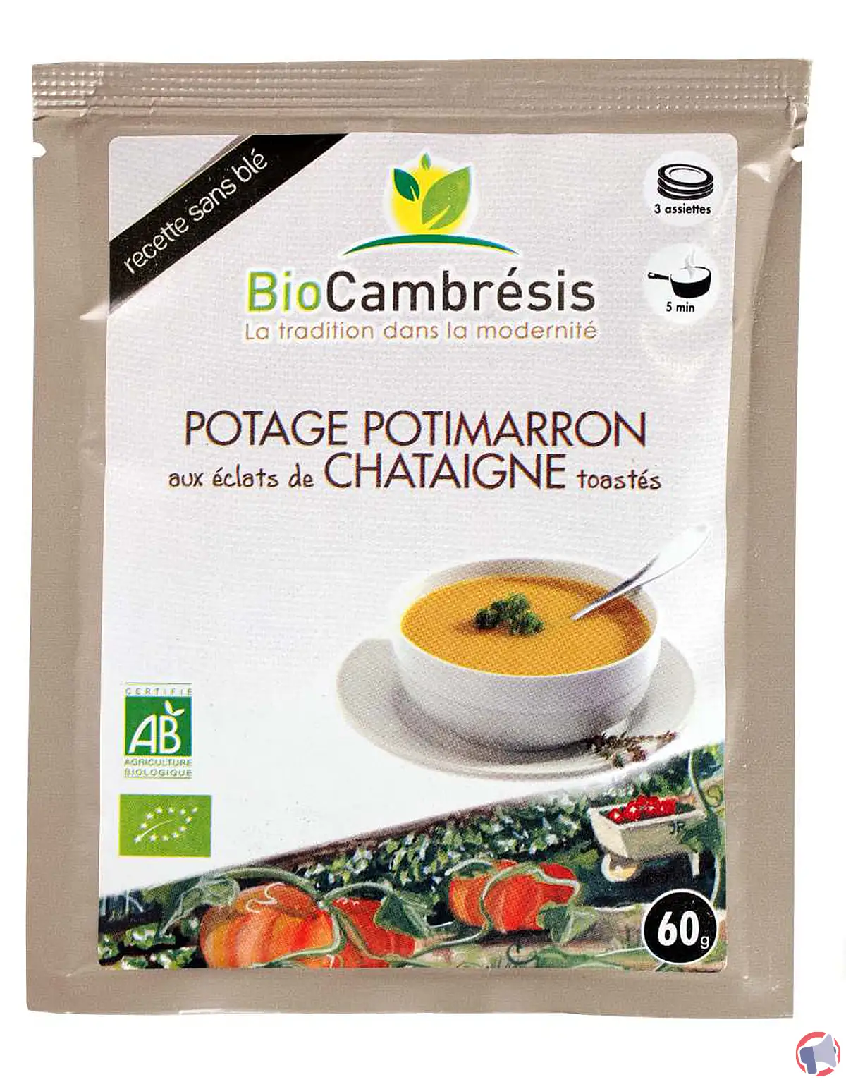 Rappel du bio cambresis potage potimarron châtaigne : analyse approfondie