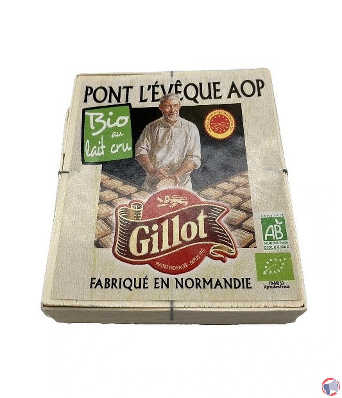 Rappel de produit : Petit Pont L'evêque cru bio Gillot 220g