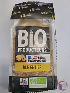 Rappel produit Blé entier Le bio des producteurs - Bonjour Campagne