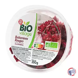 Rappel produit BETTERAVES ROUGES BIO 200G BIO VILLAGE