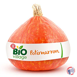 Rappel produit POTIMARRON issu de l'agriculture biologique COMMERCIALISÉ A LA PIECE - Origine : FRANCE BIO VILLAGE