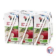 Rappel produit PUR JUS DE POMME BIO 6X20CL et PUR JUS DE POMME BIO 20CL BIO VILLAGE (photo numéro 1)