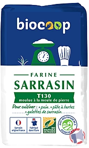 Rappel produit Farine de sarrasin T130 1kg Biocoop