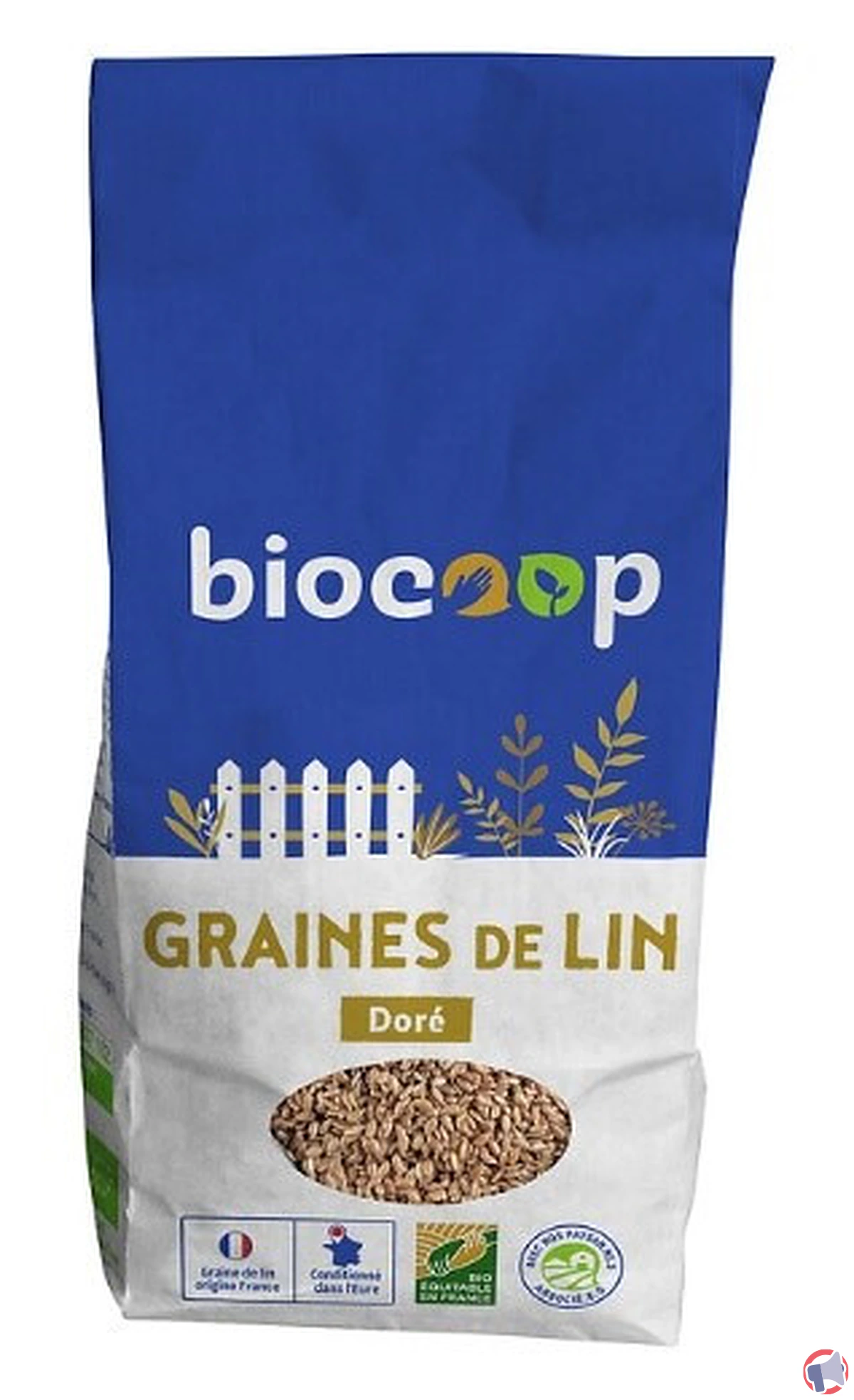 Rappel de produit : graines de lin doré Biocoop pour taux d'acide cyanhydrique élevé