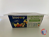 Rappel produit Salade farfalles de saison, légumes du soleil , parmesan Aop & basilic BIOCOOP (photo numéro 1)