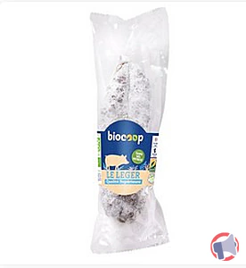 Rappel produit Saucisson sec allegé 200g BIOCOOP