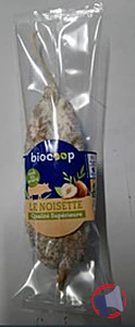 Rappel produit SAUCISSON SEC NOISETTE BIOCOOP CLEAN LABEL 200 BEF BIOCOOP