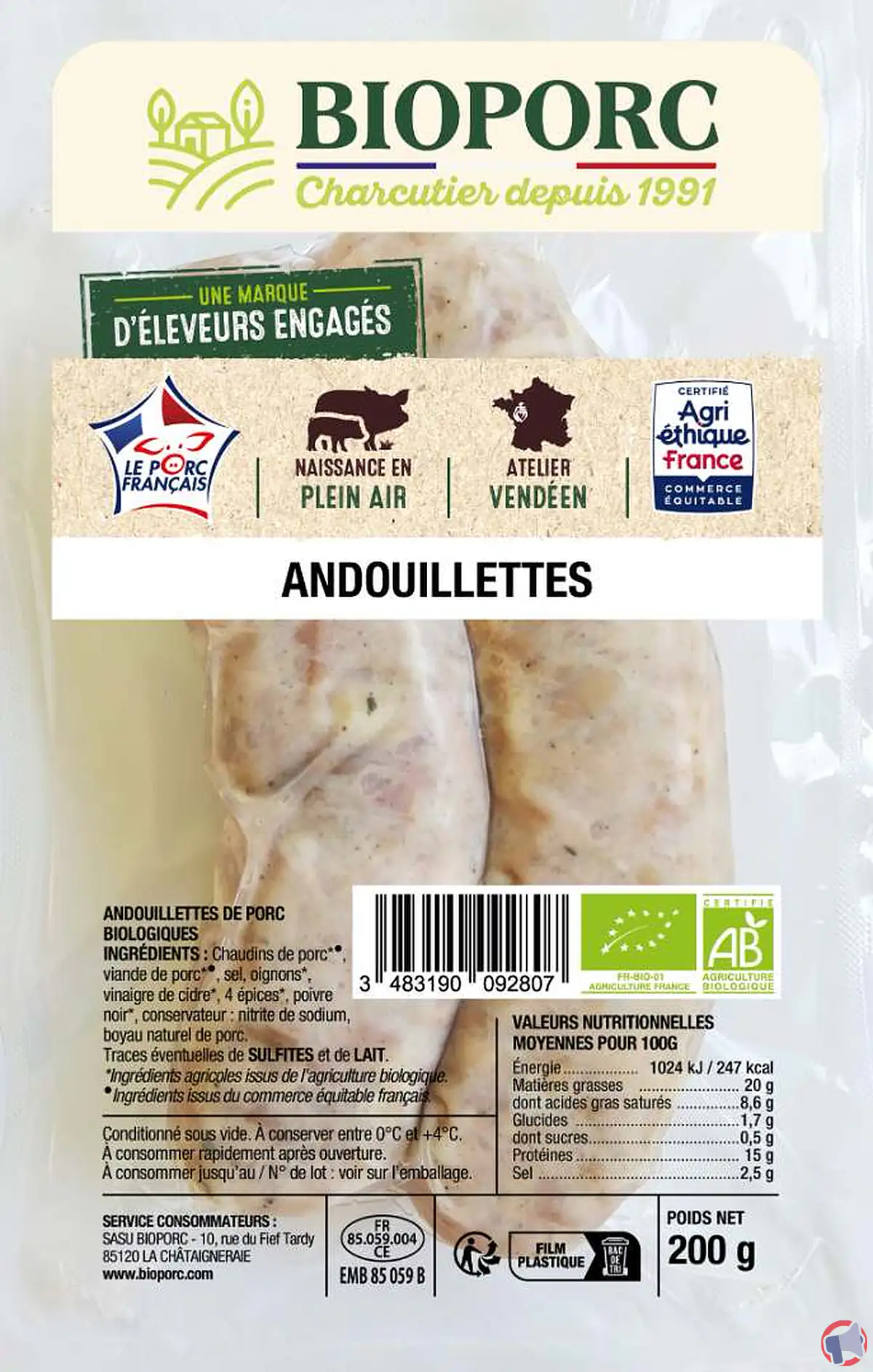 Rappel des andouillettes bioporc : précautions et informations essentielles