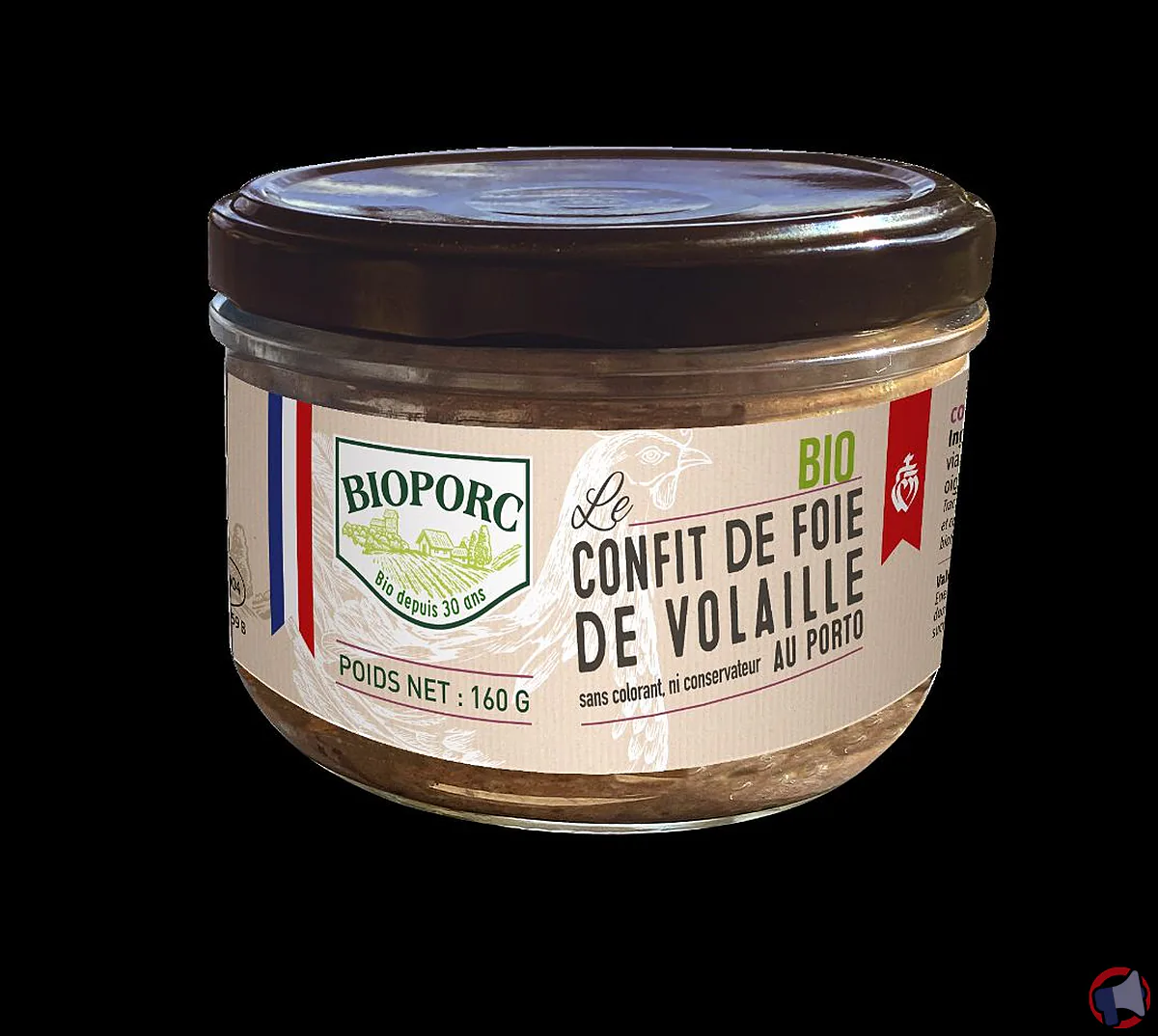 Rappel produit - bioporc confit de foie de volaille po-19898