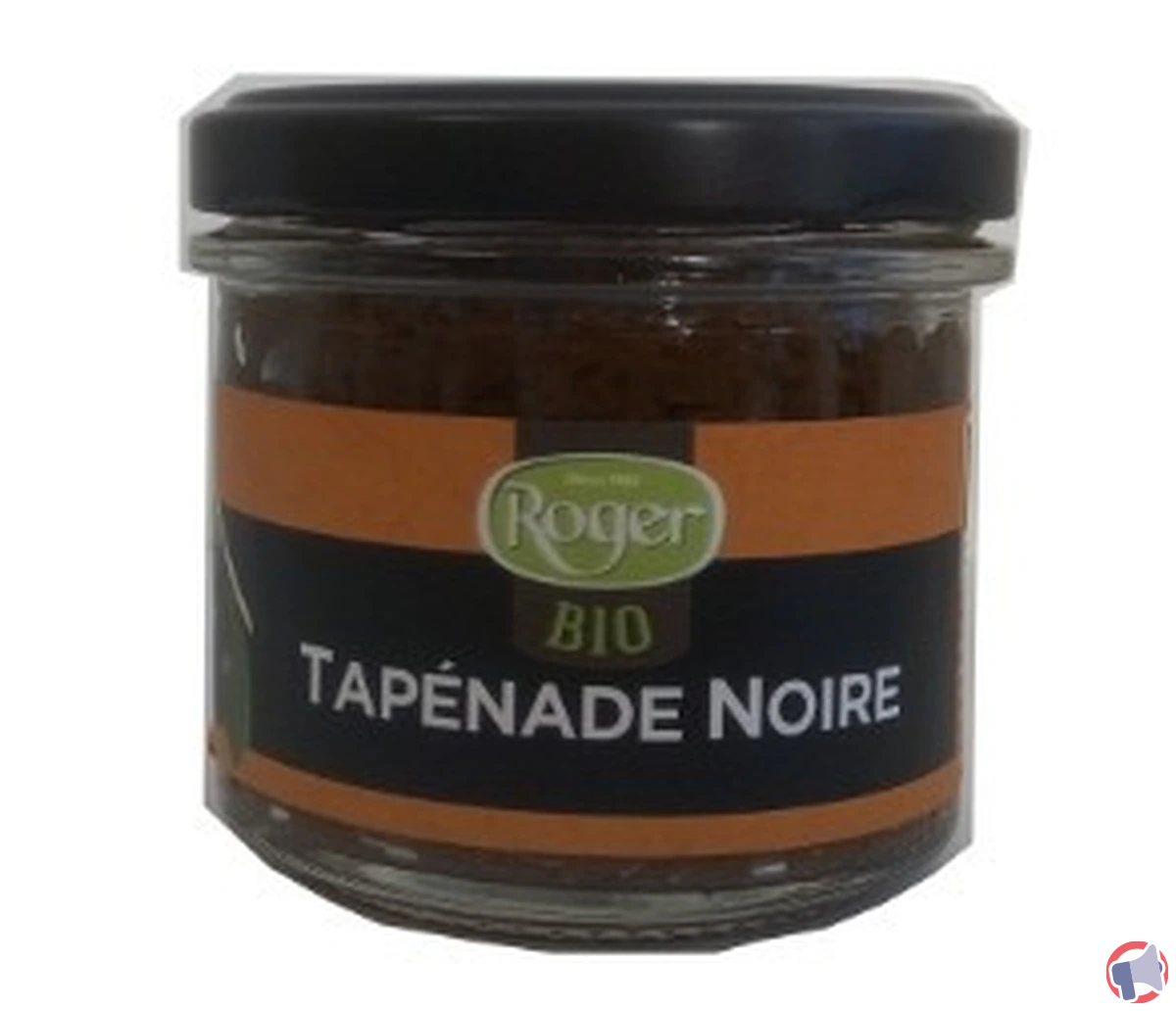 Rappel de produit : tapenade noire 100g de la marque Les Biscottes Roger