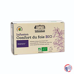 Rappel produit Infusion Confort du foie BIO Blanche Bresson Institut