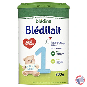 Rappel produit BLEDILAIT 1ER AGE 0-6 mois 800G BLEDINA