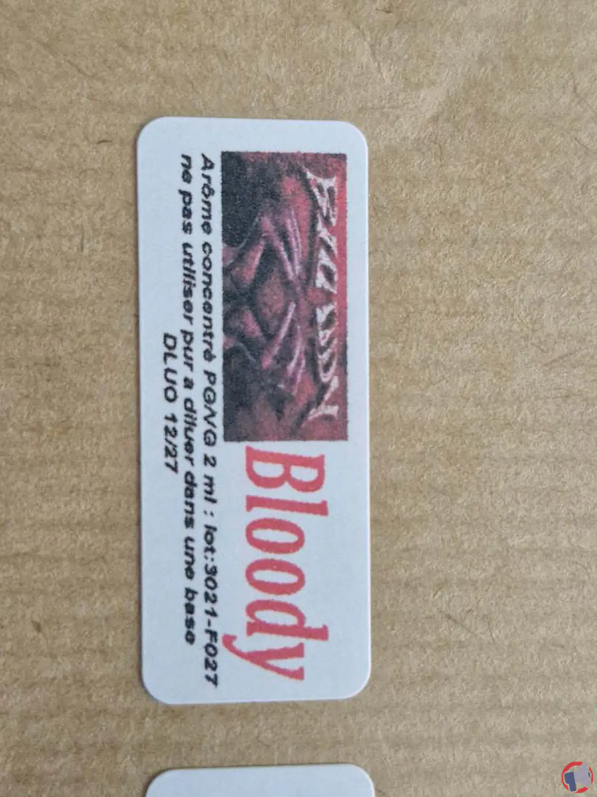 Rappel du produit bloody shigery arôme bloody : analyse et précautions