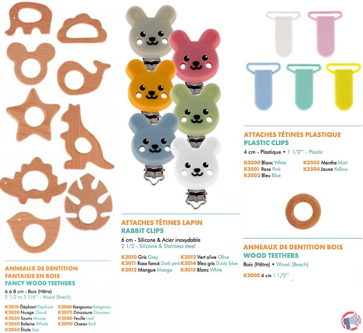 Rappel de produits pour bébés de la marque BOHIN France : risque d'étouffement