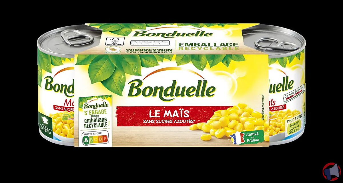 Rappel produit : maïs doux en grain Bonduelle