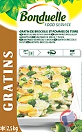 Rappel produit Gratin de brocolis et pommes de terre Surgelé 2.5kgs Bonduelle Food Service (photo numéro 1)
