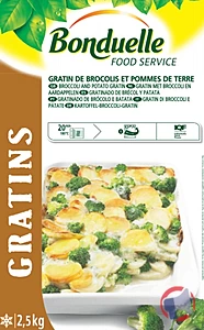 Rappel produit Gratin de brocolis et pommes de terre Surgelé 2.5kgs Bonduelle Food Service